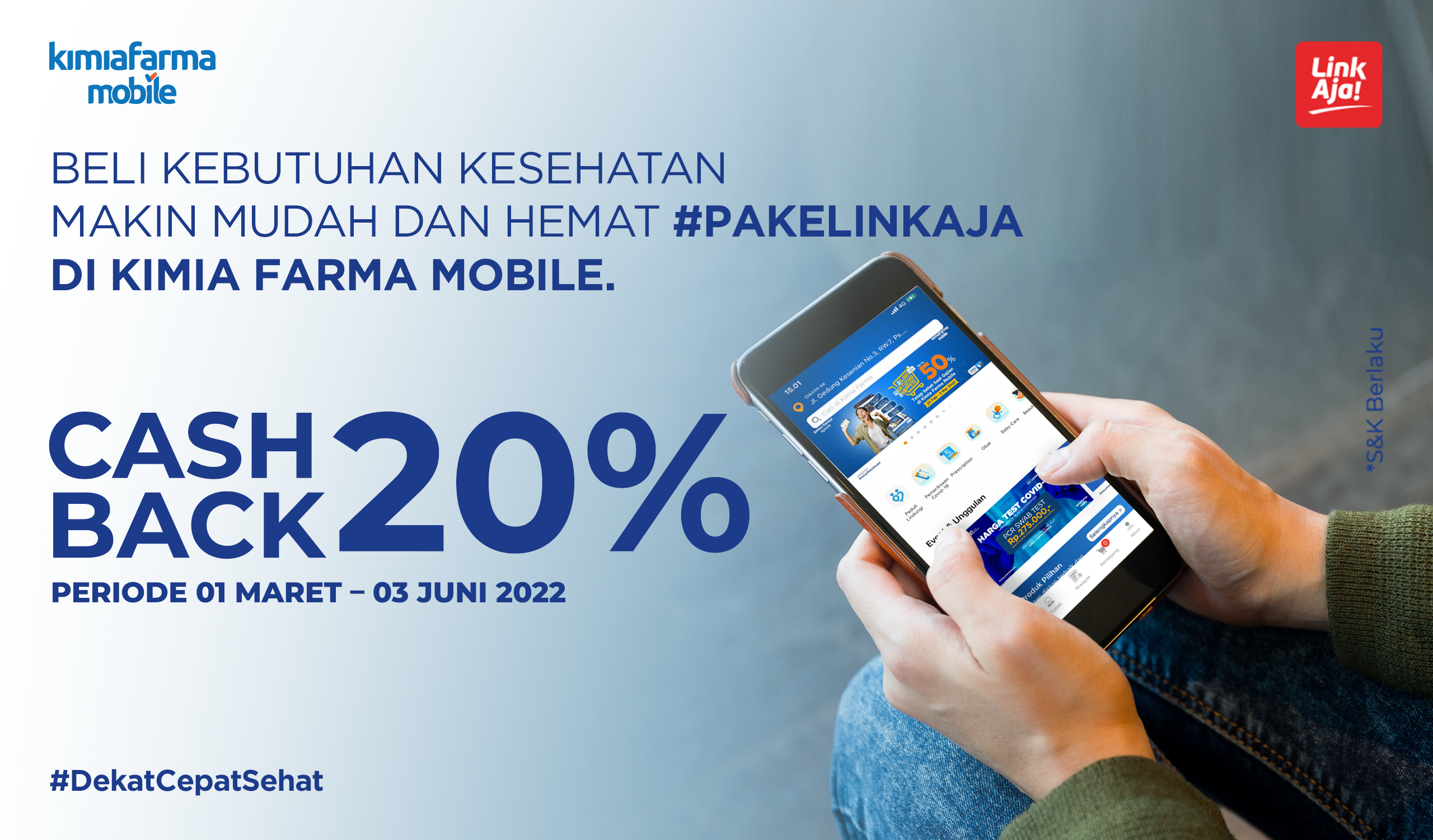Promo LinkAja di Kimia Farma Mobile